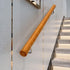 PAUANI 30-600cm 1ft/30cm Solid Wood Stairs Railing - Indoor Safety Non-Slip Handrails, Wall Mount Handrail W/Sturdy