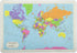 Painless Learning Large Educational Placemats Sets USA Map and World Map Non Slip Washable