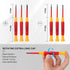 HAUTMEC 6Pcs Small Screwdriver Set 1000V Insulated Screwdriver Set Precision Screwdriver Set, Mini Screwdriver Set with Slotted and Phillips Magnetic Tip