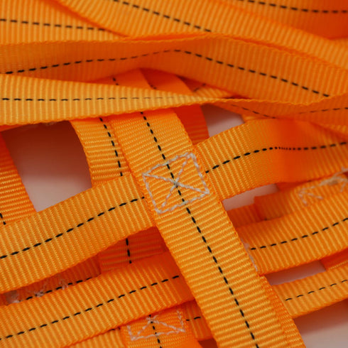 Safety Lifting Net Straps, Flat Nylon Sling for Hoisting Heavy Objects, 1.5x1.5m