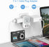 TESSAN US to India Plug Adapter, 7 in 1 Power Adapter with 4 AC Outlets, Travel Adaptor for USA to India