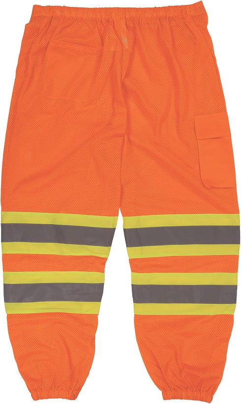Ergodyne unisex adult Two-tone Class E Pants Orange Small-Medium US