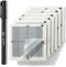 Mr. Pen Transparent Graph Paper Sticky Notes, 300 Sheets, 3x3 Inch, Math Graphing Sticky Notes