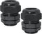 1" NPT Nylon Cable Glands, IP68 Waterproof Adjustable Cord Grip Connector for 18-25mm Cable Diameter, 2 Pcs