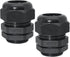 1" NPT Nylon Cable Glands, IP68 Waterproof Adjustable Cord Grip Connector for 18-25mm Cable Diameter, 2 Pcs