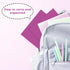 RAZCC 50 Pack Two Pocket Folders, Rose Purple, Fit Letter Size Paper for School Office Business Home