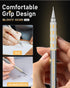 Nicpro Blocky Gear 0.9 mm Mechanical Pencils Set in Case, 3 Pack Metal Pencil with Lead Refills and Erasers