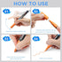 Overseas Paint Pens, 12 Colors Permanent Markers, 0.7mm Extra Fine, Water Based, Waterproof for Wood, Metal, Rock,