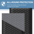 Famagic 50pc Bubble Mailers 4x8 Inch Black Shipping Bags, Opaque Matte Self Seal Colored Padded Mailing Envelopes