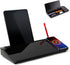 Garood Desktop Whiteboard with Wireless Fast Charger, Black Desk Organizer and Phone Holder