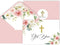 SMUAENSS 48 Pack Christian Thank You Cards, Watercolor Pink Floral Cross Baptism Thank
