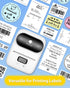 Phomemo 1.57" Adhesive Round Labels, Transparent Circle for M110/M120/M220, 180 Labels/1 Roll