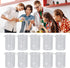 10PCS Glass Beakers Set, 25mL Graduated Measuring Beaker, Thick Walled Experiment Beaker Cups with Scale