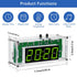 4-Digit MiOYOOW DIY Digital Clock Kit with Acrylic Shell, Electronics Alarm Clock Soldering Practice Kit