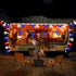 G40 27.8 4th 25+3 Bulbs, LED Red White and Blue Lights, FT of July Lights Plug in with Patriotic Decorations Outdoor