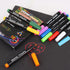 YullTaiy 1mm (10 Liquid Chalk Markers for Acrylic Calendar Planning Board, Dry Erase Board Whiteboard, Glass, Mirror