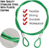 DanziX TSA Approved Lock - 3-Dial Combination Travel Luggage Lock with 4 Colors Stainless Steel Safety Tether