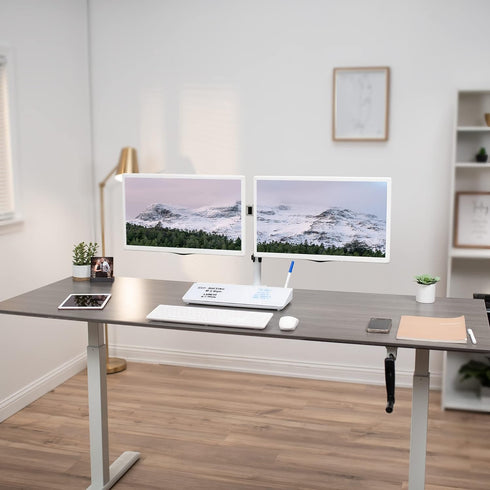VIVO Glass 16 x 7 inch Dry Erase Board with Storage, Desktop Whiteboard Organizer with Hidden Compartments, DESK-WB16A