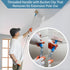Heavy Duty Professional Stain Brush 3 Pack (4,5,6 inch) - Double Thick 1.18 inch Paint Brushes for Walls, Fence