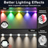 SINLEY 100FT Permanent Outdoor RGB Lights,Waterproof Smart LED Eaves Lights with App/Remote Control,for Christmas