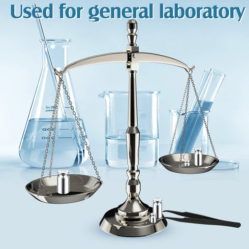 TOODOO Gram Set for Digital Scale Balance, 1g 2g 5g 10g 20g and 1 Piece Calibration Weight Tweezer