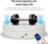 Foxvee Turntable,360 3D Scan(7.87inch/White) Remote-Controlled Motorized Silent Spinning Display Stand,Speed-Adjustable