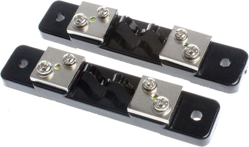 NOYITO 20 Amps 75mV Metal Shunt Resistor for Current Ammeter Analog Panel Meter, Pack of 2