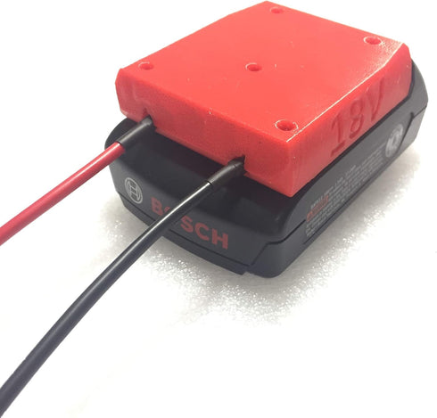 H Battery Adapter for Bosch 18v Dock Power Connector, 18 Volt 12 Gauge Robotics