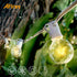 25FT 27 Bulbs Afirst White Outdoor String Lights with Globe Vintage Incandescent Lights for Patio Garden Backyard Party
