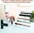Outus Set 4 6-slots of Plastic Pen Holder Display Stand Eyebrow Pen Stand Makeup Brush Rack Organizer for Home School