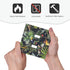 Decorative Palm Trees Double Toggle Light Switch Cover - Floral Tropical Jungle Animals 2 Gang Wall Plate for Home Decor