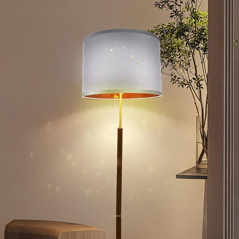 LIFKOME Bulb Table Lamp Shade Fabric Lampshades Star Drum s Hollow Out Table Cover Clip On Chandelier s Replacement