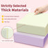 SUNEE 3 Inch Clear View Binder, PVC-Free Three Ring Binder for School or Office Supplies, Assorted Pastel, 4 Pack