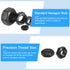 Hex Nuts (#8-32) 20Pcs: Carbon Steel Coarse Thread Black Oxide Hexagon Nut for DIY Home Repair