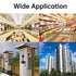 Electric Meter, KWh Meter, Single Phase 4P LED DIN-rail Power Consumption Wattmeter Energy Meter, 10-40A
