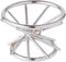 Bard's Silver Egg Holder/Stand, Swirl Leg, Reversible Display Diameter 1.4375" and 2"