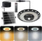 CREATESTAR Solar Pendant UFO Light 3000LM, Gazebo Indoor Outdoor Motion Sensor Dimmable Brightness