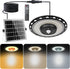 CREATESTAR Solar Pendant UFO Light 3000LM, Gazebo Indoor Outdoor Motion Sensor Dimmable Brightness