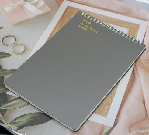 Yansanido Top Bound Spiral Notebook, 4 Pcs B5 Size, 9.8 Inch x 6.9 Inch, College Ruled Paper, 80 Sheets (4 Pcs)
