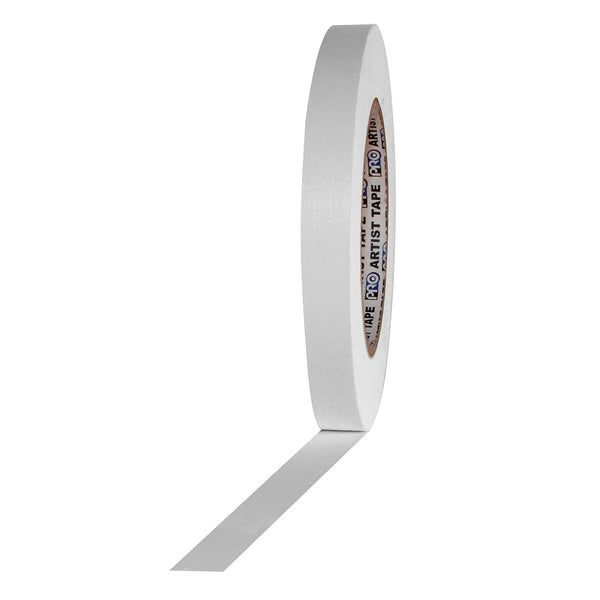 ProTapes Artist Tape, Flatback Printable Paper Board or Console Tape, 60 yds x 1/2" Width, White (Pack of 1)