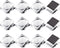 Heavy Duty Magnetic Clips, 1.77 Inch, 12 Pack, Large Metal Clips for Whiteboard, Refrigerator, Classroom