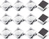 Heavy Duty Magnetic Clips, 1.77 Inch, 12 Pack, Large Metal Clips for Whiteboard, Refrigerator, Classroom