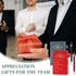 Glenmal 12 Sets Team Appreciation Gifts, A5 Leather Journals with Pen, Inspirational Gift for Teacher, Employee,