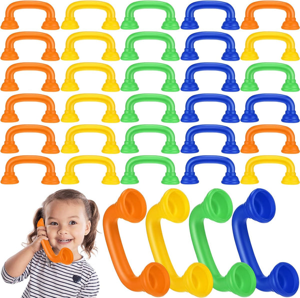 Shappy 30pcs Reading Phones for Classroom Auditory Feedback Phone Manipulatives for Preschool Children