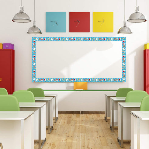 Zonon 64 Pcs Back to School Bulletin Board Borders - Summer Fall Thanksgiving Trim Decoration