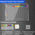 PigPotParty Magnetic Chore Chart for Kids, Family Chore Board 16"x 12" Acrylic for Teens Adults with 12 Markers