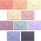 MATICAN 100-Count Mini Envelopes, Paper Business Card Envelopes in 10 Pastel Colors, 4 x 2.7 Inches