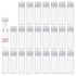 PATIKIL 15ml Clear Glass Vials, 25 Pack Small Liquid Sample Vials with Screw Caps, Leak-Proof Bottles and Labels