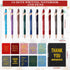 Fulmoon 20 Pcs Bulk Employee Appreciation Gifts, 10 A5 Leather Notebooks with 10 Inspirational Pens for Coworkers,