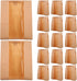 Uonlytech 50pcs Kraft Paper Bread Bags with Window Food Grade Loaf Bread
